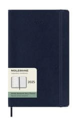 Moleskine Plánovací zápisník 2025 modrý L, měkký