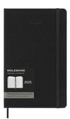 Moleskine Vertikální diář PRO 2025 černý L, tvrdý