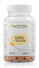 Natural Medicaments Zinek + Selen 90 tablet