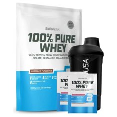 BioTech USA 100% Pure Whey Protein, 1000 g Příchuť: Neochucený