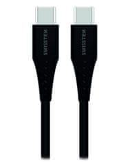 Samsung Swissten cl pro super fast charging 35w + kabel usb-c/usb-c 1,2 m black