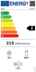 CHiQ FBM260L + 12 let záruka na kompresor (bez registrace)