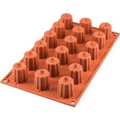 Silikomart Silikonová forma mini Canelé 1,8x3,5x3,5cm 540ml -