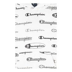 Champion Mikina bílá 144 - 155 cm/L Allover Logo-print