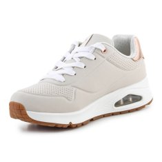 Skechers Uno Gen1 Shimmer Away boty beige velikost 39,5