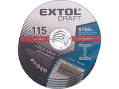 HADEX Kotouče řezné na kov, 5ks, 115x1,0x22,2mm EXTOL CRAFT,106901