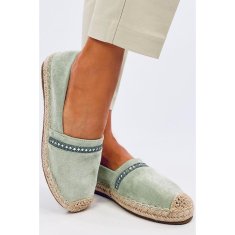 Dámské espadrilky Zelená velikost 40