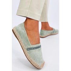 Dámské espadrilky Zelená velikost 40