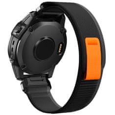 X-Site Řemínek pro Garmin Fenix nylonový 26mm šedý