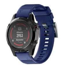 X-Site Řemínek pro Garmin QuickFit silikonový 26mm modrý