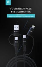 Devia kabel USB PD 4v1 3V