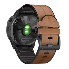 X-Site Řemínek pro Garmin QuickFit silikon/kožený 26mm hnědý