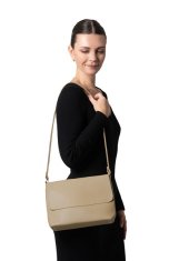 FLORA & CO Dámská crossbody kabelka 6903 Beige