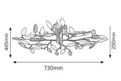 Rabalux  LILIAN stropní přisazené svítidlo max. 4x40W | E14 | IP20, barva chromu