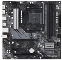 ASRock A520M PHANTOM GAMING 4 / AMD A520 / AM4 / 4x DDR4 DIMM / 2x M.2 /b HDMI / DP / mATX