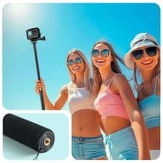 Tech-protect GA100 selfie tyč na sportovní kamery GoPro / DJI, černá