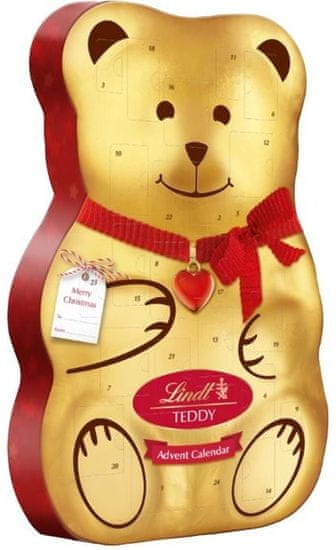 LINDT Lindt Teddy Shape Adventní kalendář 310g