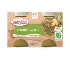 Babybio Příkrm zelená zelenina 2x 130 g