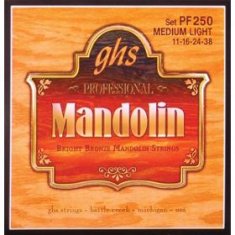 GHS PF250 SET, MANDOLIN, BR, BR, MD STRUNY