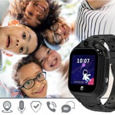 Forever Chytré hodinky pro děti Kids Look Me! 3 KW-520 4G/LTE, GPS, WiFi, černé