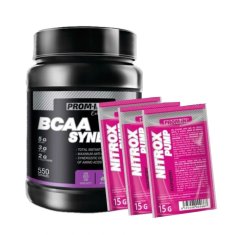 Prom-IN PROM-IN BCAA Synergy, 550 g Příchuť: Meloun