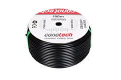 sapro Koaxiální kabel CONO-TECH RG6 NS100TRI 1mm CU, Trishield, PE, 6,8mm, 100m černý