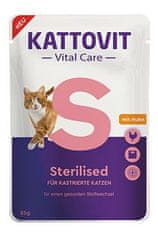 Kattovit Kapsička Vital Care Sterilized kuře 85g