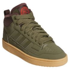 Adidas Boty olivové 38 2/3 EU Rapid Court Mid Winterized