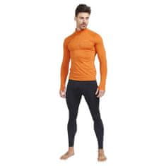 Craft Mikina oranžová 180 - 184 cm/L Core Dry Active Comfort Half-zip