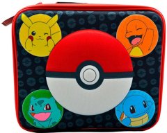 CurePink 3D taška na svačinu Pokémon: Pokéball (23 x 20 x 8 cm)