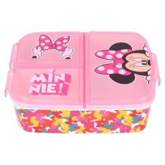 Stor Dělený plastový box na svačinu MINNIE MOUSE Butterfly, 51120