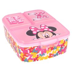 Stor Dělený plastový box na svačinu MINNIE MOUSE Butterfly, 51120