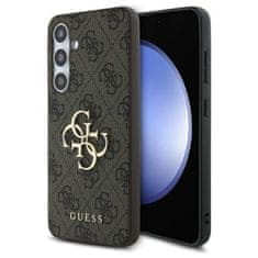 Guess Originální kryt GUESS - hardcase 4G Big Metal Logo GUHCS24FE4GMGBR pro Samsung Galaxy S24 FE Brown