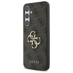 Guess Originální kryt GUESS - hardcase 4G Big Metal Logo GUHCS24FE4GMGBR pro Samsung Galaxy S24 FE Brown