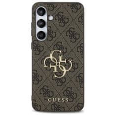 Guess Originální kryt GUESS - hardcase 4G Big Metal Logo GUHCS24FE4GMGBR pro Samsung Galaxy S24 FE Brown