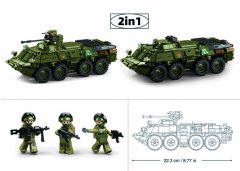 Sluban Army Modely Bojové vozidlo BTR-80A