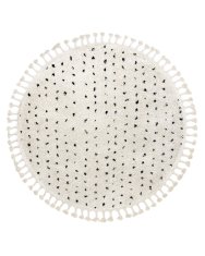 Dywany Łuszczów Kusový koberec Berber Syla B752 dots cream kruh 120x120 (průměr) kruh