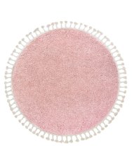 Dywany Łuszczów Kusový koberec Berber 9000 pink kruh 120x120 (průměr) kruh