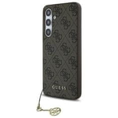 Guess Originální kryt GUESS - hardcase 4G Charms Collection GUHCS24FEGF4GBR pro Samsung Galaxy S24 FE Brown