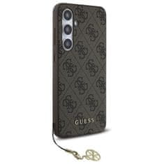 Guess Originální kryt GUESS - hardcase 4G Charms Collection GUHCS24FEGF4GBR pro Samsung Galaxy S24 FE Brown