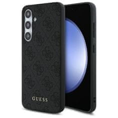 Guess Originální kryt GUESS - hardcase 4G Metal Gold Logo GUHCS24FEG4GFGR pro Samsung Galaxy S24 FE , barva šedá