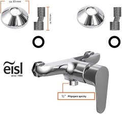 Eisl Vodovodní baterie sprchová nástěnná chrom Sprchová baterie Claudio, rozteč 150mm