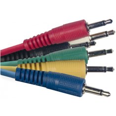 Stagg SPC060MJ E, 6x propojovací kabel Mini Jack/Mini Jack, 60 cm, různé barvy