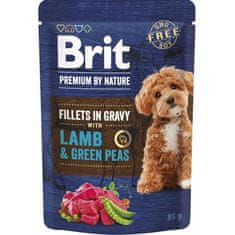 Brit Premium by Nature Dog kaps. Fillets in Gravy with Lamb&Pea 85g