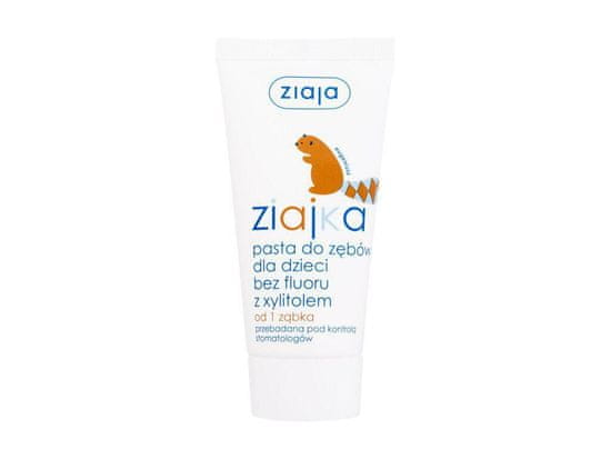 Kraftika 50ml ziaja ziajka xylitol toothpaste fluoride free