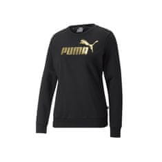 Puma Mikina černá 176 - 181 cm/L Ess Metallic Logo