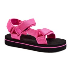 Model Lee Cooper sandály LCW-24-05-2750L Fuchsia - Krok ve stylu velikost 41