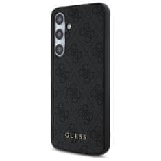 Guess Originální kryt GUESS - hardcase 4G Metal Gold Logo GUHCS24FEG4GFGR pro Samsung Galaxy S24 FE , barva šedá