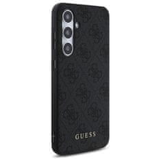 Guess Originální kryt GUESS - hardcase 4G Metal Gold Logo GUHCS24FEG4GFGR pro Samsung Galaxy S24 FE , barva šedá