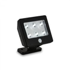 BRILONER BRILONER LED venkovní svítidlo s čidlem 12 cm 6x0,06W 7lm černá BRI 2276-065